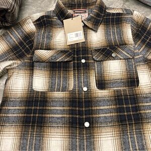 Hunter Men's Plaid Casual Button Down Shirt - Blue and Brown